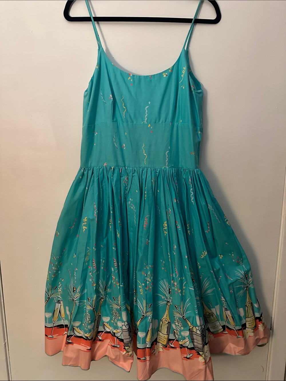 Bernie Dexter “Popping Bottles” champagne dress